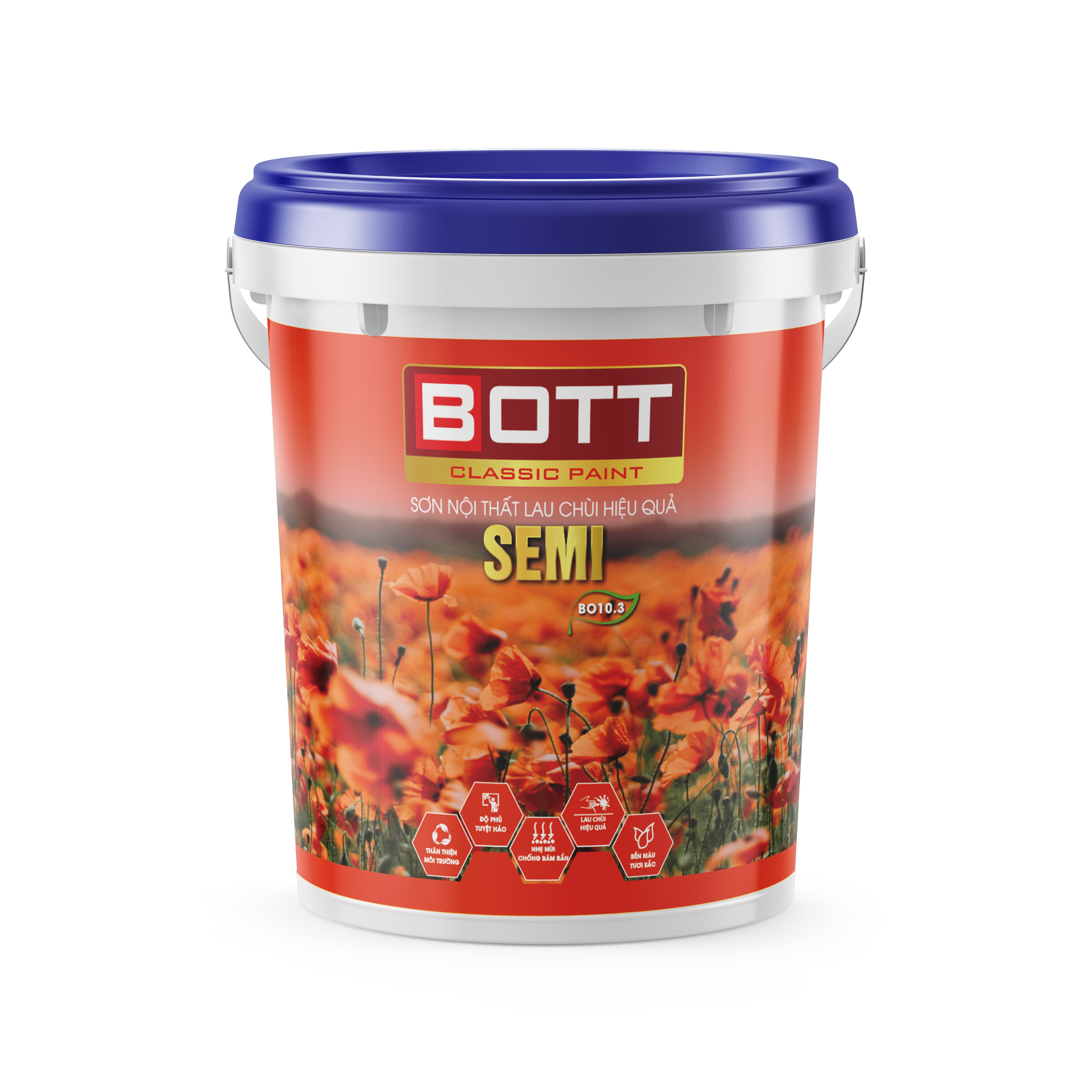 Sơn nội thất lau chùi hiệu quả