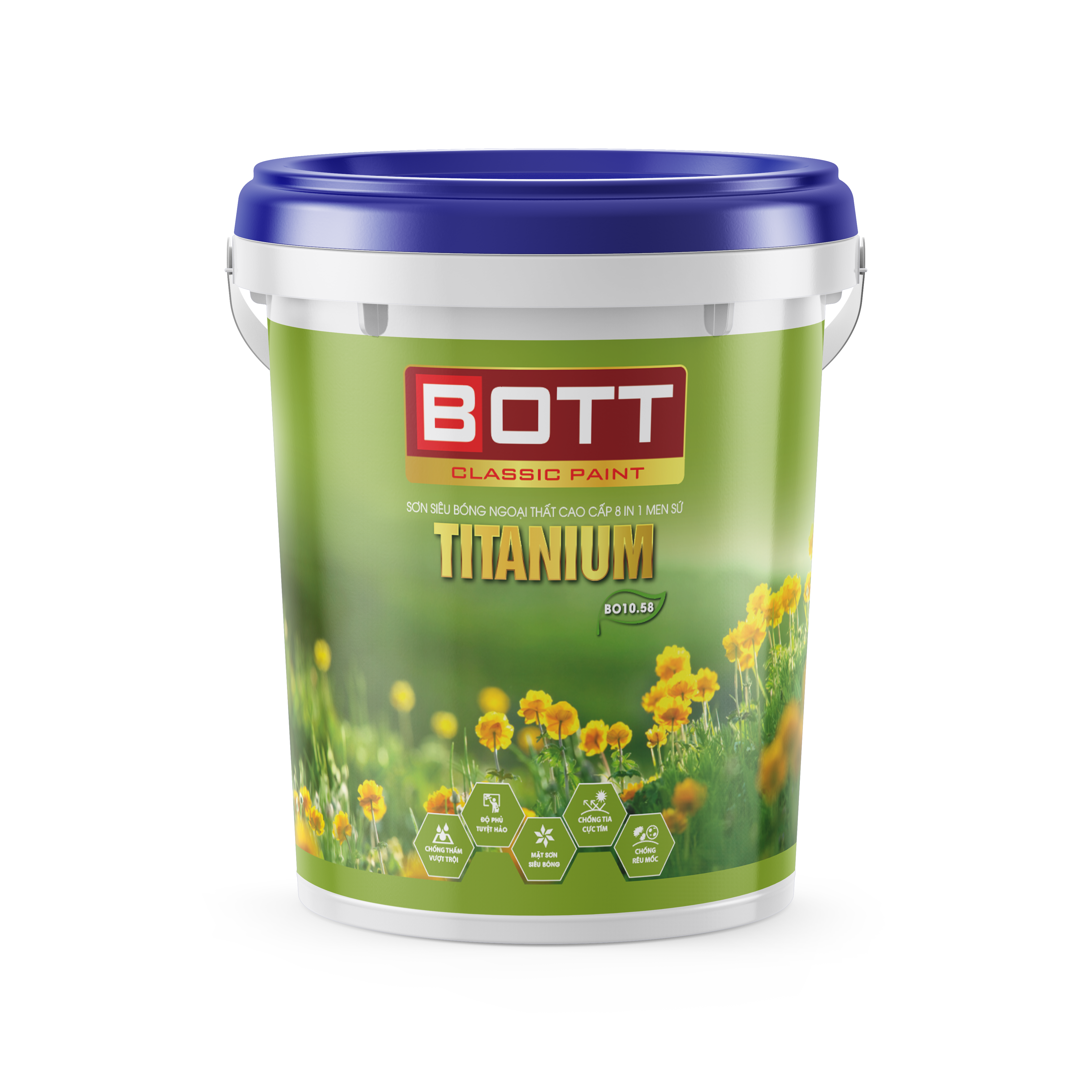 Sơn siêu bóng ngoại thất 8in1